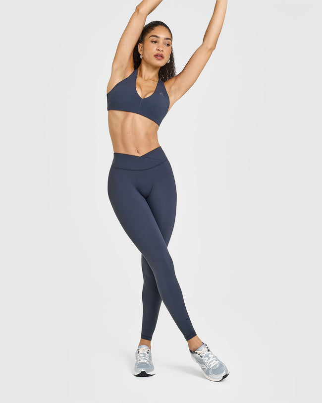 Unified Wrap Leggings | True Blue