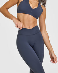 Unified Wrap Leggings | True Blue