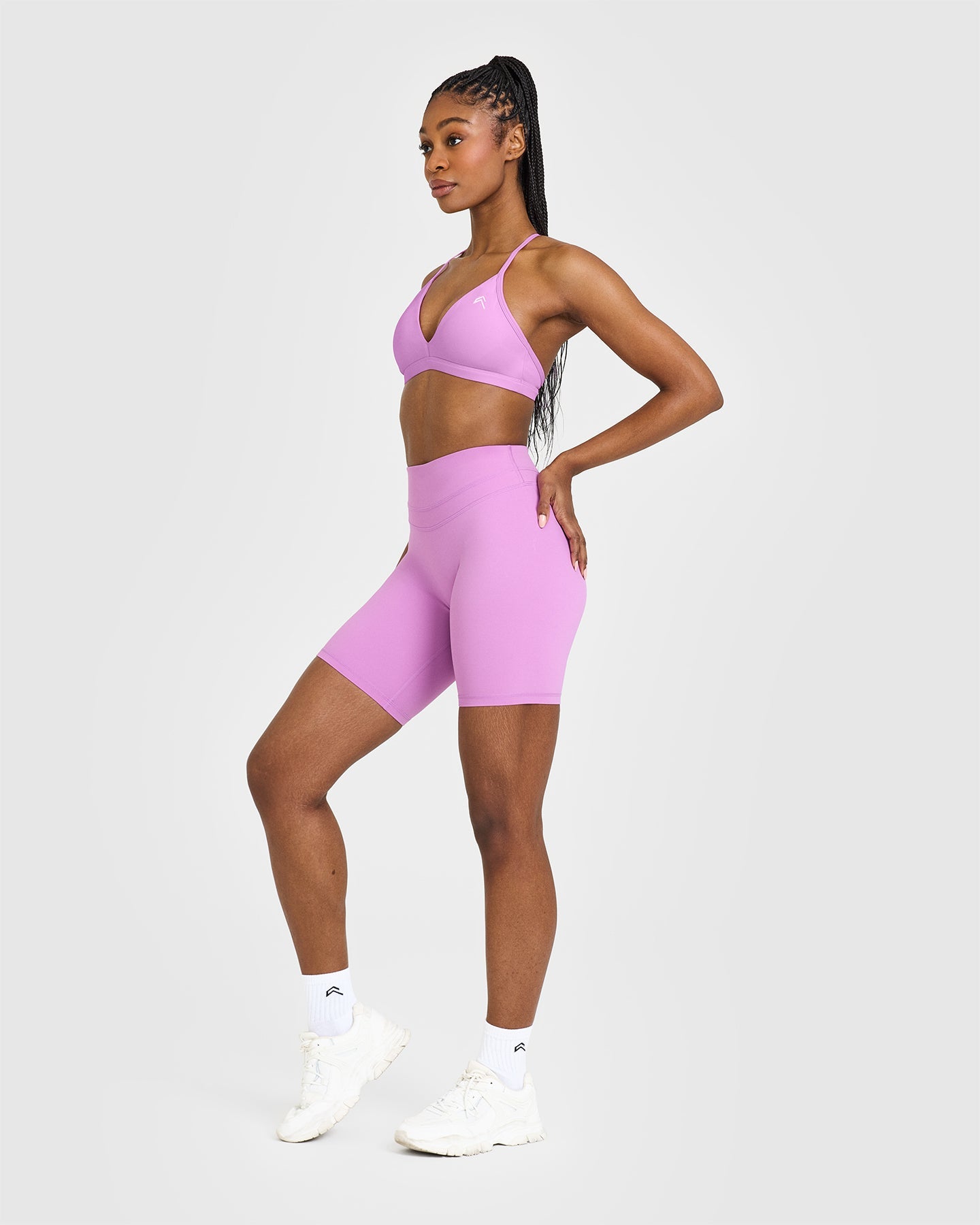 Unified Cycling Shorts 8" | Orchid Purple