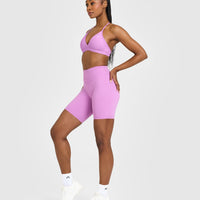 Unified Cycling Shorts 8" | Orchid Purple