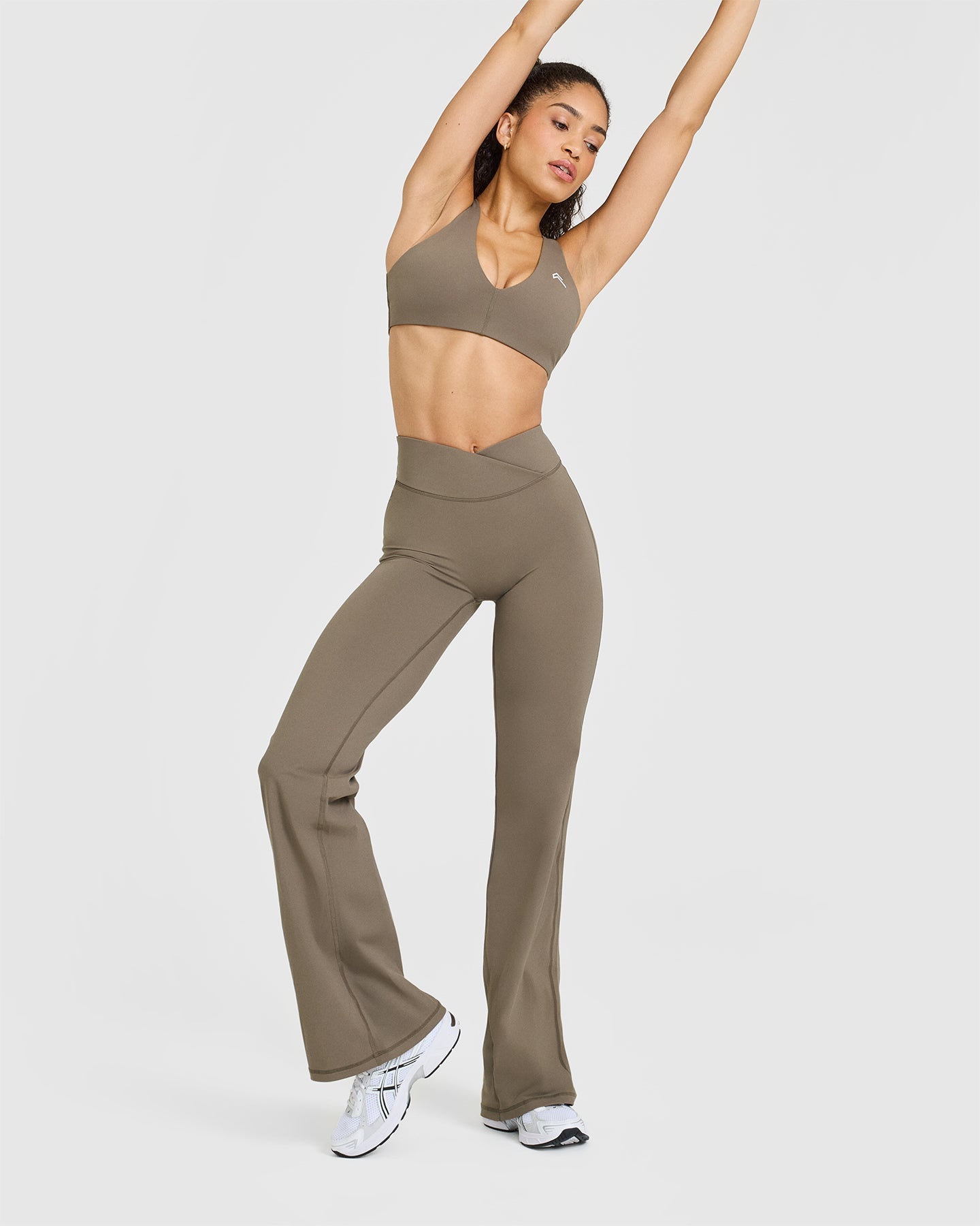 Unified Wrap Flared Bottoms | Moss Brown