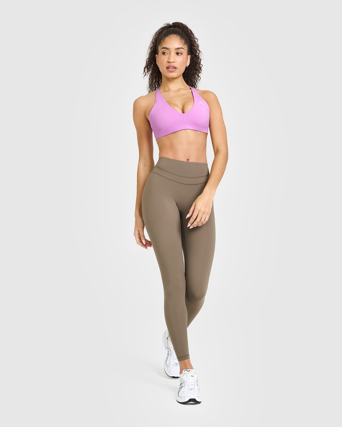Unified High Waisted Leggings | Moss Brown