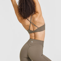 Unified Micro Bralette | Moss Brown