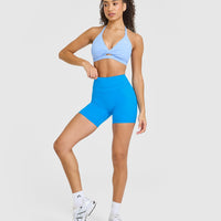 Unified Twist Sports Bra | Powdered Blue