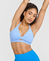 Unified Twist Sports Bra | Powdered Blue