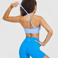 Unified Twist Sports Bra | Powdered Blue