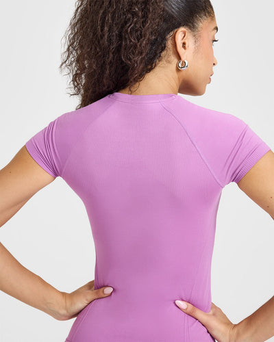 Go To Seamless Fitted Top | Orchid Purple