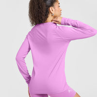 Go To Seamless Loose Long Sleeve Top | Orchid Purple