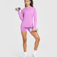 Go To Seamless Loose Long Sleeve Top | Orchid Purple