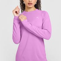 Go To Seamless Loose Long Sleeve Top | Orchid Purple