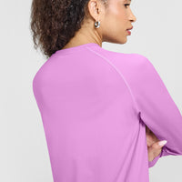 Go To Seamless Loose Long Sleeve Top | Orchid Purple