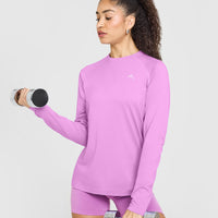 Go To Seamless Loose Long Sleeve Top | Orchid Purple