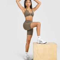 Unified Cycling Shorts 8" | Moss Brown