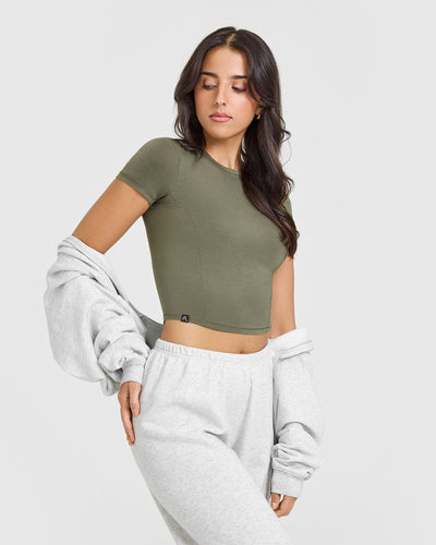 Mellowâ„¢ Soft Mid Short Sleeve T-Shirt | Alpine Green