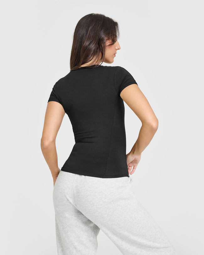 Mellowâ„¢ Soft Short Sleeve T-Shirt | Soft Black