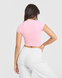 Cotton Icon Baby T-Shirt | Petal Pink