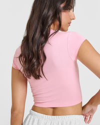 Cotton Icon Baby T-Shirt | Petal Pink