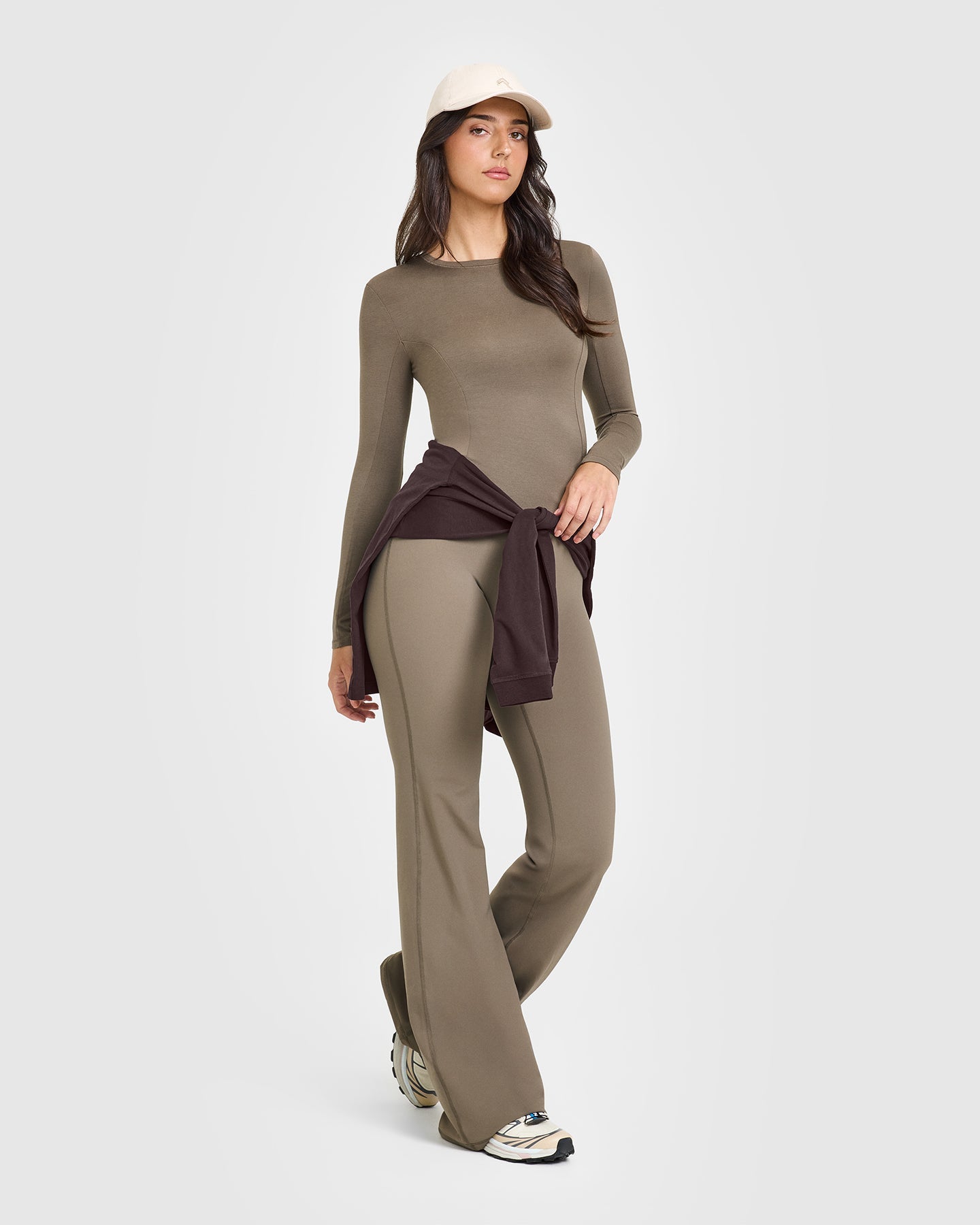 Mellow™ Soft Long Sleeve Top | Moss Brown