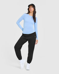 Mellow™ Soft Long Sleeve Top | Powdered Blue