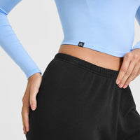 Mellow™ Soft Mid Long Sleeve Top | Powdered Blue