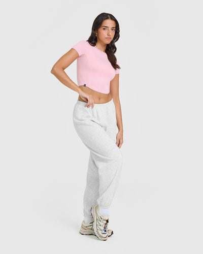 Mellow™ Soft Mid Short Sleeve T-Shirt | Petal Pink