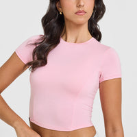 Mellow™ Soft Mid Short Sleeve T-Shirt | Petal Pink