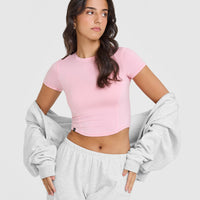 Mellow™ Soft Mid Short Sleeve T-Shirt | Petal Pink
