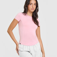 Mellow™ Soft Short Sleeve T-Shirt | Petal Pink