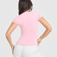 Mellow™ Soft Short Sleeve T-Shirt | Petal Pink