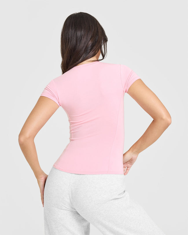 Mellow™ Soft Short Sleeve T-Shirt | Petal Pink