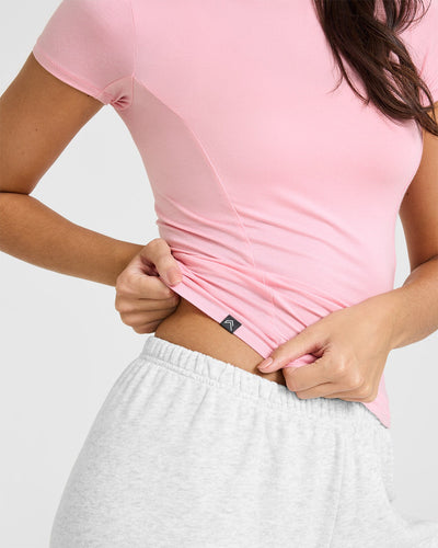 Mellow™ Soft Short Sleeve T-Shirt | Petal Pink