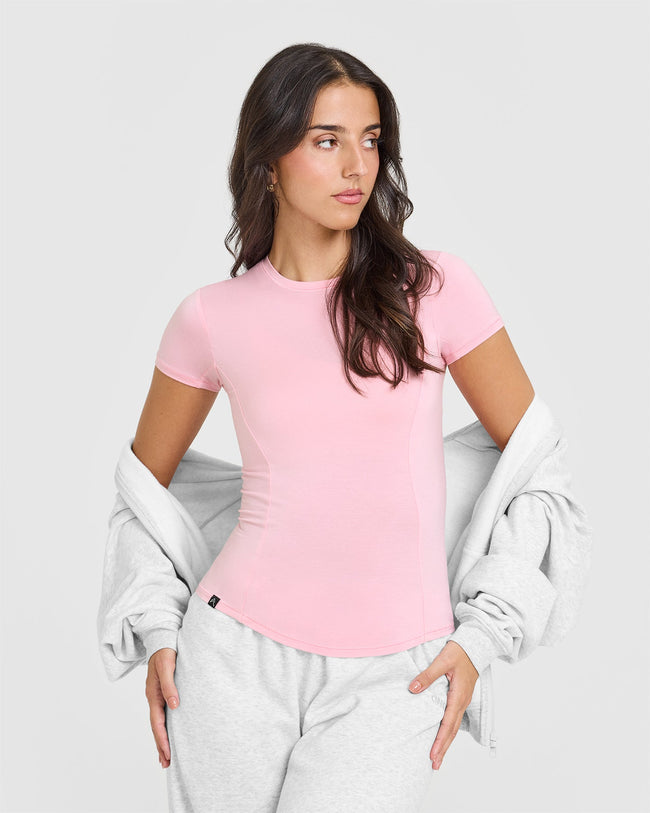 Mellow™ Soft Short Sleeve T-Shirt | Petal Pink