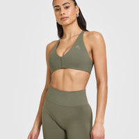 Unified Micro Bralette | Alpine Green