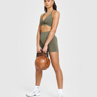 Unified Twist Sports Bra | Alpine Green