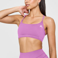 Everyday Cross Over Bralette | Orchid Purple