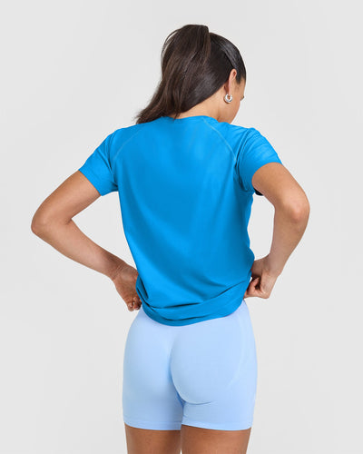 Go To Seamless Loose Top | Tropical Blue