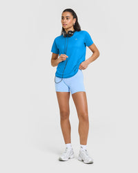 Go To Seamless Loose Top | Tropical Blue