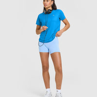 Go To Seamless Loose Top | Tropical Blue