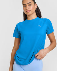 Go To Seamless Loose Top | Tropical Blue