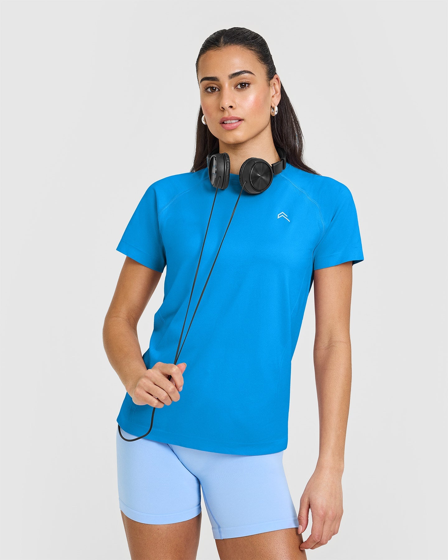 Go To Seamless Loose Top | Tropical Blue