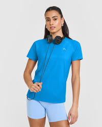 Go To Seamless Loose Top | Tropical Blue