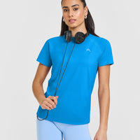 Go To Seamless Loose Top | Tropical Blue