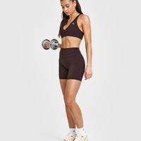 Unified Micro Bralette | Plum Brown