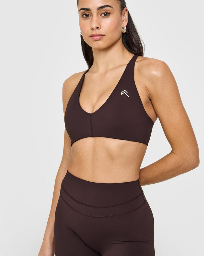 Unified Micro Bralette | Plum Brown