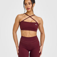 EasyLiftâ„¢ Multi Way Bandeau Bralette with White Logo | Rosewood
