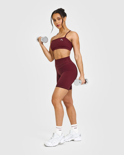 EasyLiftâ„¢ Multi Way Bandeau Bralette with White Logo | Rosewood