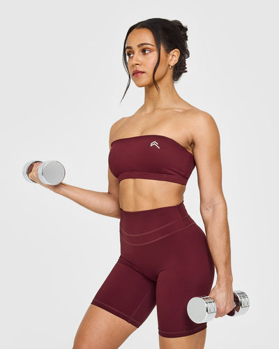 EasyLiftâ„¢ Multi Way Bandeau Bralette with White Logo | Rosewood