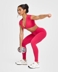 Unified Wrap Leggings | Berry Bloom