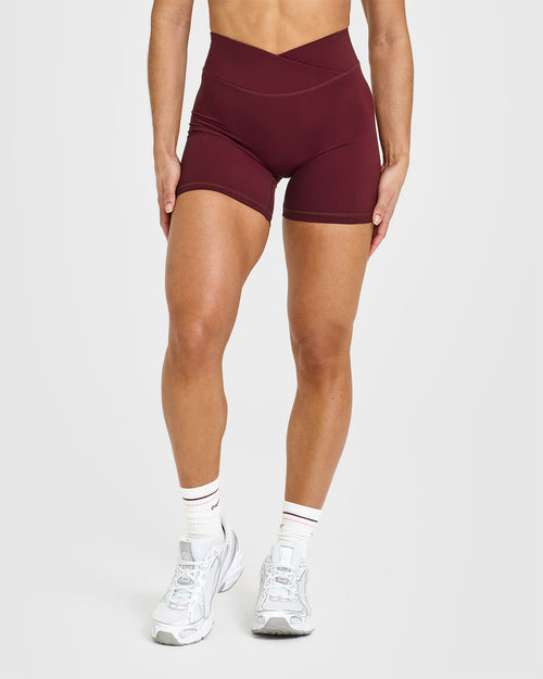 Oner Modal Unified Wrap Shorts 6" | Rosewood