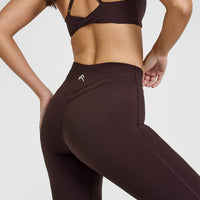 Unified Wrap Flared Bottoms | Plum Brown